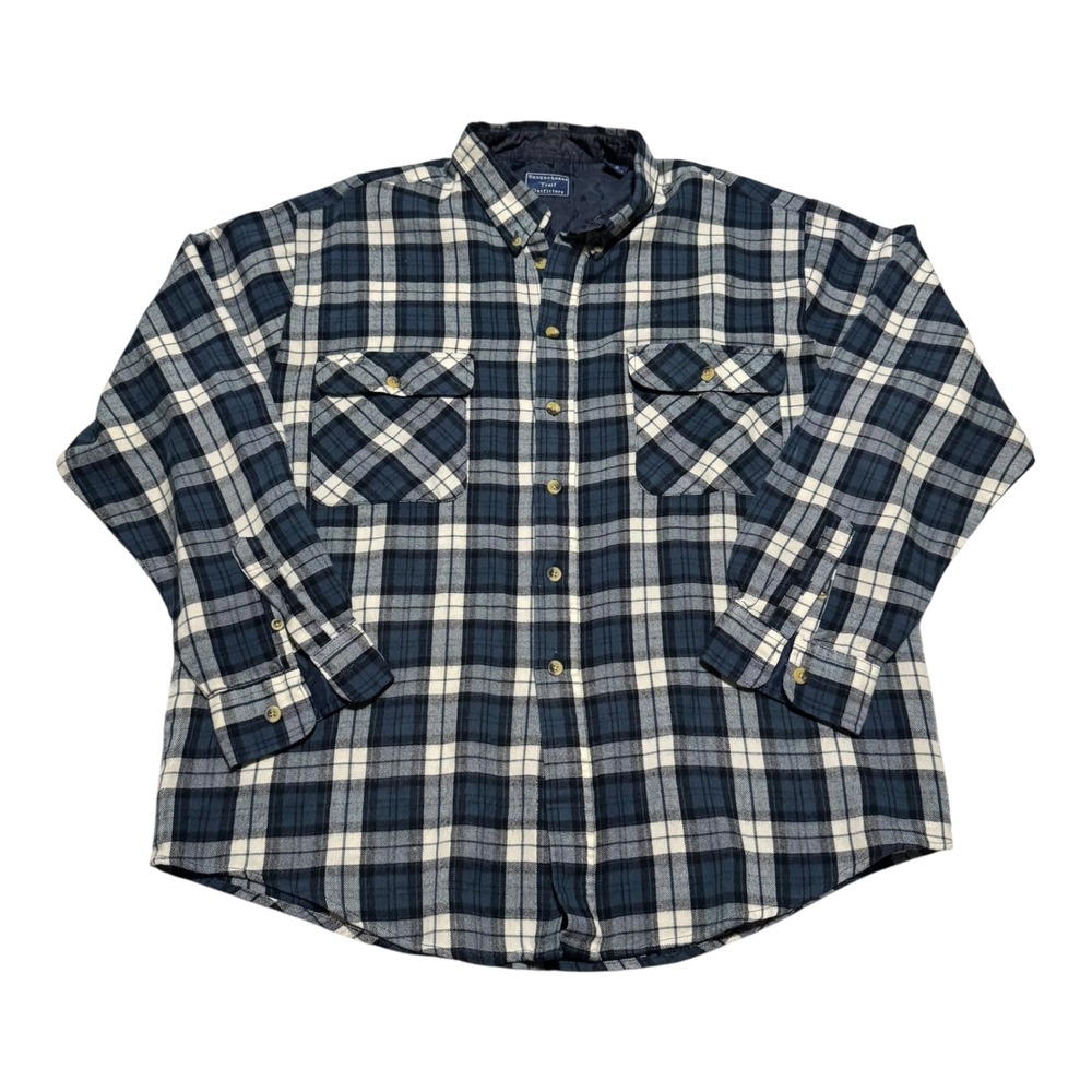 Vintage Susquehanna Trail Outfitters Plaid Flannel Casual Button Down Men's XL